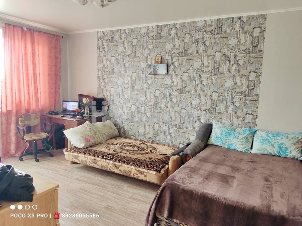 1-комнатная квартира, 34 м2 5/9 этаж, В-П, ш. Октябрьское - фото 1