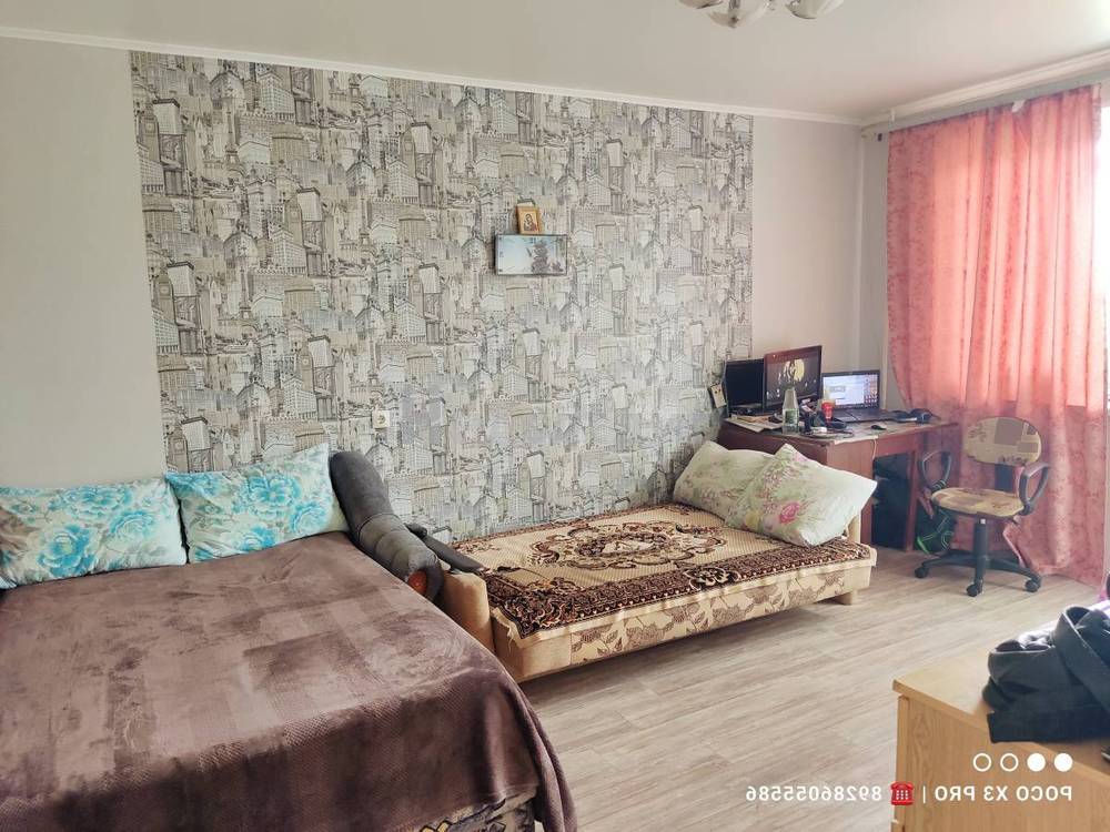 1-комнатная квартира, 34 м2 5/9 этаж, В-П, ш. Октябрьское - фото 1