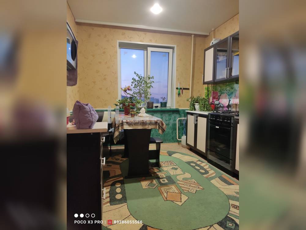 3-комнатная квартира, 60.9 м2 8/9 этаж, В-16, ул. Гагарина - фото 14